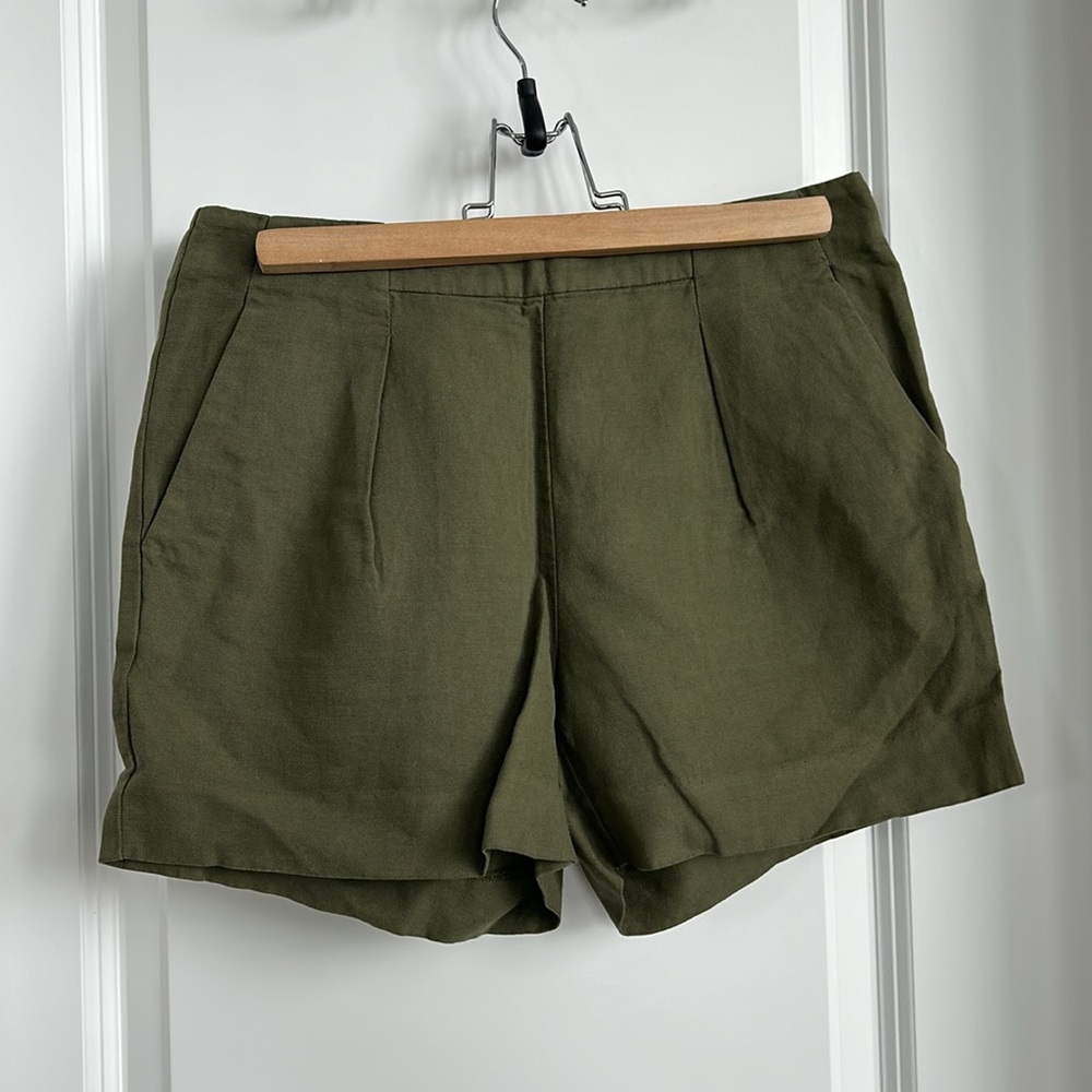 Madewell Cotton-Linen Shorts